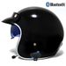 Retro 3/4 Motorcycle Helmet With Bluetooth – Lightweight ABS Shell, Detachable Mask & Vintage Styling For Men & Women (S-XXL)_voghion.com