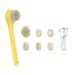 Electric Shower Brush, Rechargeable, Waterproof IPX7, 3-speed 6-in-1, Wireless Shower Brush Head, Lazy Scrubbing Tool_voghion.com
