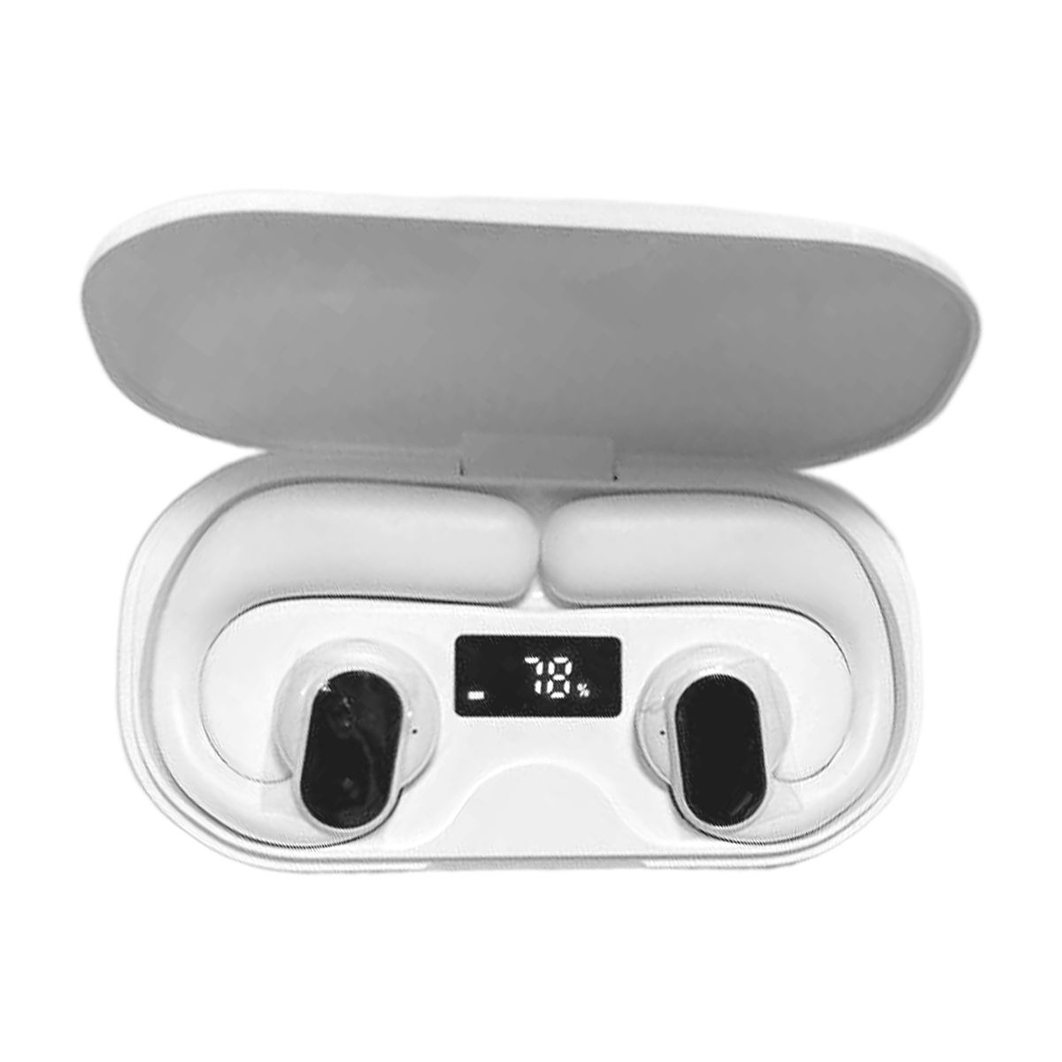 Trådlösa hörlurar Subwoofer IPX6 Antidamm Snabbladdning Ring Automatisk anslutning Benledning Bluetooth-kompatibla headset Löptillbehör_voghion.com