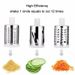 Cross-border Kitchen Multifunctional Roller Vegetable Cutter Hand Crank Household Shredder Grater Potato Slicer Cheese Machine_voghion.com