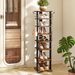 HOOBRO 8/9-Tier Shoe Rack Shoe Storage Organizer With 2 Hooks Shoe Tower_voghion.com