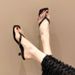 2025 Spring New Soft Leather Square-Toe Flip Flops - Kitten Heel Thong Sandals With Adjustable Toe Post Versatile Dressy Slides For Women_voghion.com