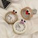 Mini Silent Alarm Clock With Luminous Display For Students_voghion.com