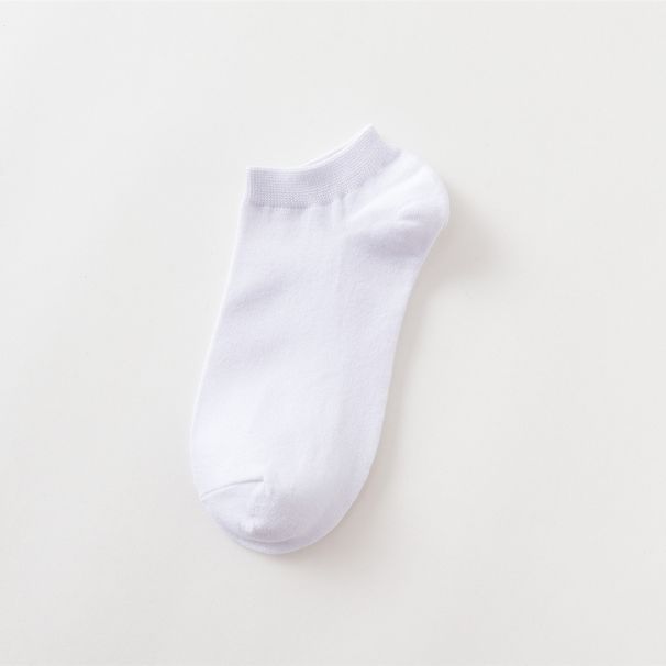 Düz renk erkek klasik siyah ve beyaz çorap erkek iş tüpü pamuklu çoraplar pamuklu çoraplar nefes alabilen rahat görünmez çoraplar_voghion.com