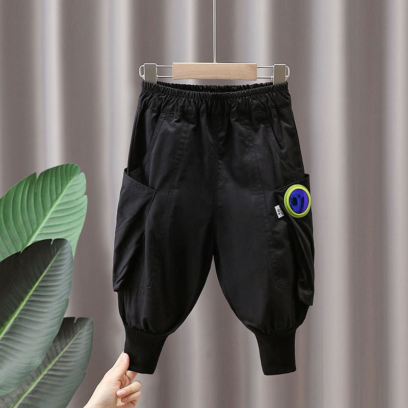 Boys' Overalls Children's Spring And Autumn Casual Pants Boys Loose Fashionable Long Pants Tide_voghion.com