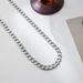 Basic Versatile Hip-Hop Cuban Titanium Steel Necklace Niche Style Punk Cool Trend Non-Fading Sweater Chain_voghion.com