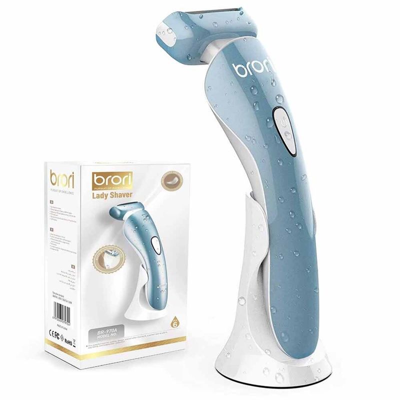 Brori Electric Lady Shaver Womens Razor Bikini Trimmer For Women Legs Pubic Hair_voghion.com