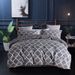 European Size 3-Piece Bedding Set - Minimalist Duvet Cover & Pillowcases (UK King/Queen, 100% Cotton, Breathable & Wrinkle-Free, Machine Washable)_voghion.com