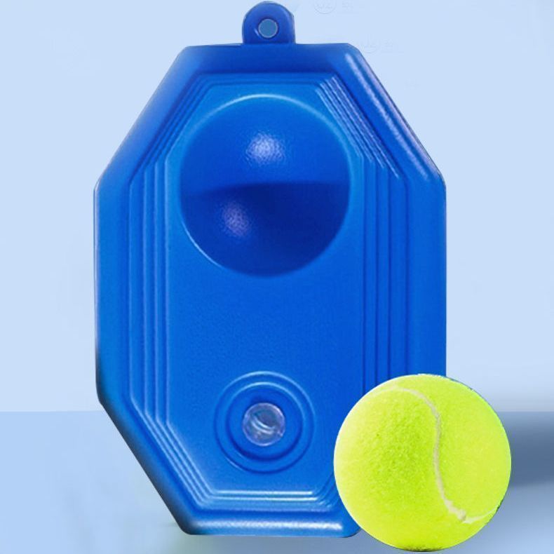 【 Widening The Racket Face 】 Tennis Training Device For Single Player With String Rebound, Parent-child Version, Self_voghion.com