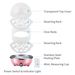 Double Layer Egg Steamer 14-Capacity - Hard Boiled Cooker Automatic Shut Off BPA-Free Kitchen Appliance Energy Saving_voghion.com