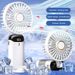 Mini Handventilator Tragbarer Klapptischventilator Kühler Kühlung USB Wiederaufladbar UK_voghion.com