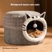 Varmt lukket kat Four Seasons Universal Security Avoidance Kitten Pet Nest Vinterseng_voghion.com
