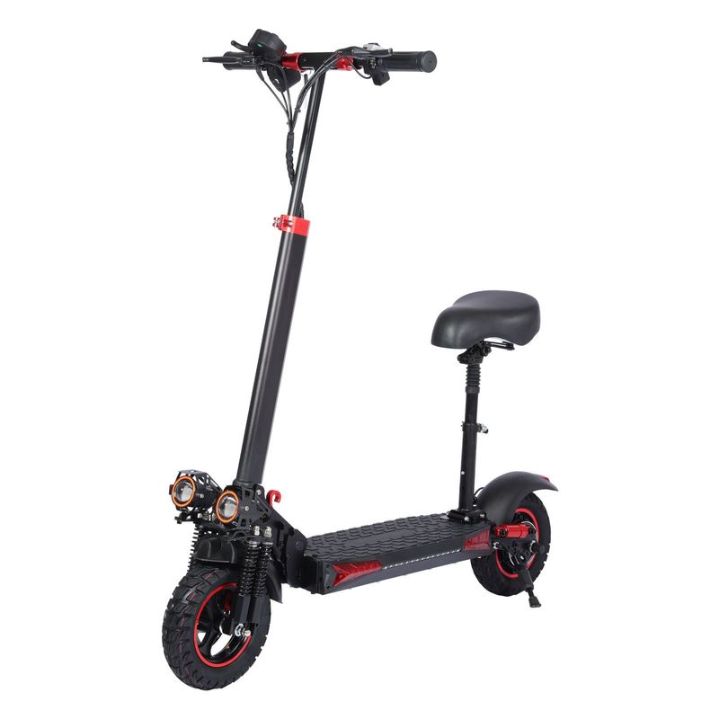 WHOSU Adult Electric Scooter With Removable Seat, 1200W Motor, Max 35mph, 33 Miles, 11" Off Road Tires, Fast Electric Scooter For Adults, E Scooter W/ 4 Braking System_voghion.com