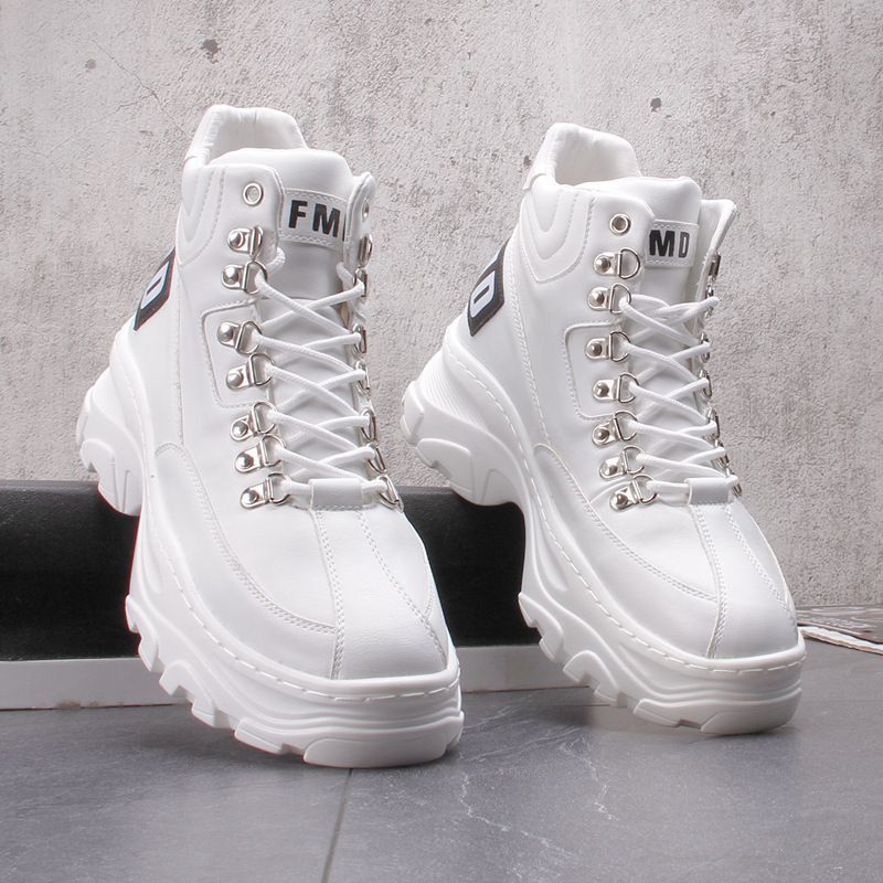 Herrenschuhe Martin-Stiefel mit dicker Sohle für Herren, neue Frühlingsschuhe, trendige Herrenschuhe, lässige_voghion.com