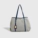 Canvas Casual Tote Bag Large Capacity Women's Fashionable Versatile Shoulder Bag_voghion.com