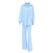 Women's Clothing Loose Cotton And Linen Suits Simple Long Sleeved Shirts And Trousers Two Piece Casual_voghion.com