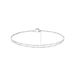 Bohemian Beach Style Versatile Personality Niche Stainless Steel Double Layer Stacked Anklet_voghion.com