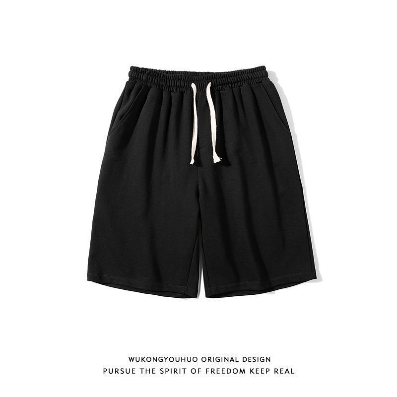 Short d'été décontracté pour homme - Pantalon de jogging ample et respirant, coupe droite, pour grandes et grandes tailles (gris/noir, tailles M à 5XL)_voghion.com