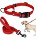 Pet Supplies Nylon Adjustable Reflective Collar Set Dog Leash_voghion.com