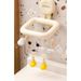 Wall-mouted Suctio Cup Towel Storage Box, Dual-use For Dry Ad Wet, Super Cute Cartoo Desig, Perfectly Fits_voghion.com