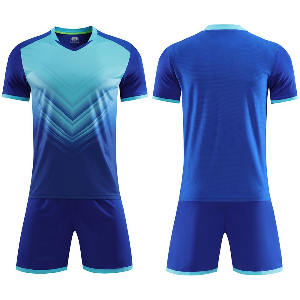 Kinderanzug, Uniform für das Fußballtraining der Grundschule, bedrucktes Trikot für Jungen und Mädchen_voghion.com