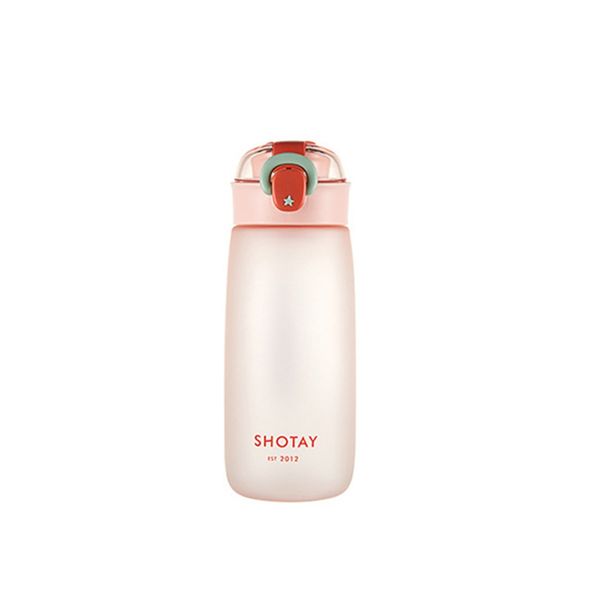 Borraccia portatile in plastica da 480 ml con filtro, senza BPA, carine, color caramella, per sport all'aria aperta, ecologiche_voghion.com