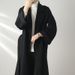 Max Same Water Ripple Double-Sided Cashmere Mid-Length European Style Slimming Paper Piece Woolen Coat_voghion.com