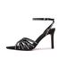 Women's Rhinestone Strappy Stiletto Sandals - Pointed Toe Open Toe High Heels_voghion.com