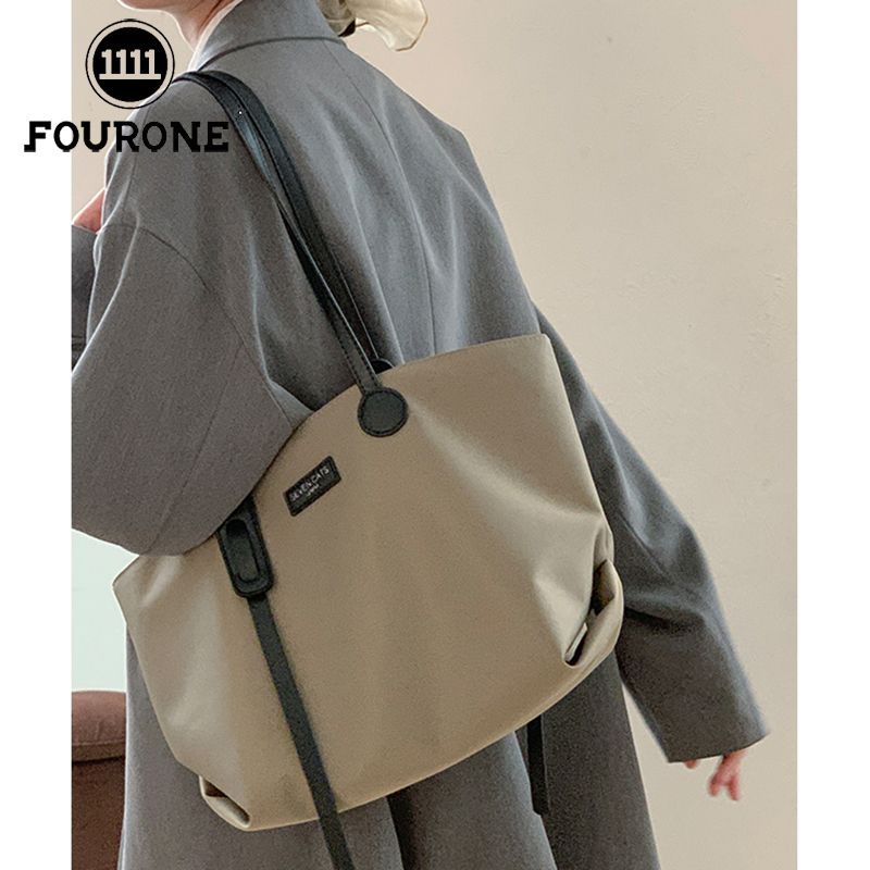 FOUR ONE Nylon Canvas Women's New Fashionable and Casual Tote Versatile Large Capacity Handheld Shopping Bag_voghion.com