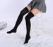 2025d L Size Cosplay Women's Solid Color Over-the-Knee Long Socks Velvet 120D Spring And Autumn Warm Thickened_voghion.com