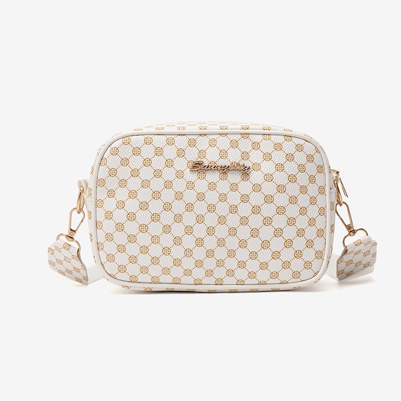 Polka Dot Print plecu kurjera soma Daudzpusīga modes vēstules logotipa soma kamerai_voghion.com