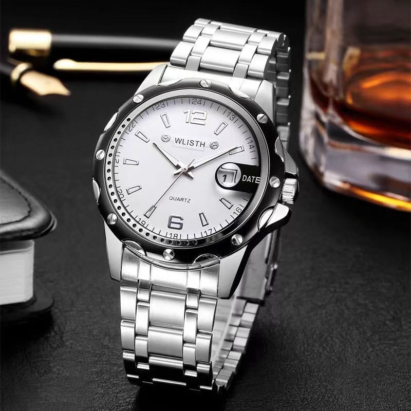 Quartz Leather Men's Watch Top Brand Luxury Men's Clock Chronograph Sports Men's Watch_voghion.com