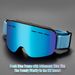 Winter Outdoor Double-Layer Polarized Anti-Fog Column Surface Sports Snow Ski Case Set Windproof Goggles_voghion.com