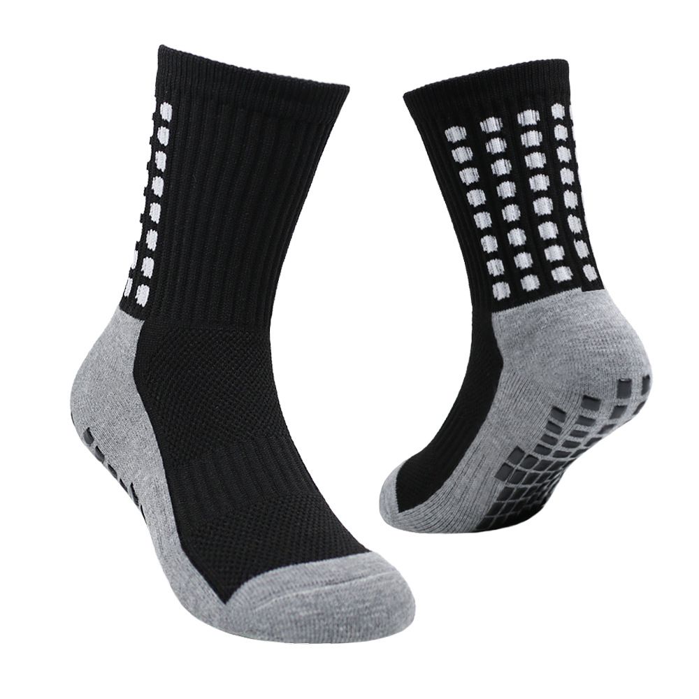 Kids' Football Socks With Anti-Slip Dots & Cushioned Sole – Breathable Sports Socks For Soccer, Yoga & Training (Ages 6-12, Multiple Colors)_voghion.com
