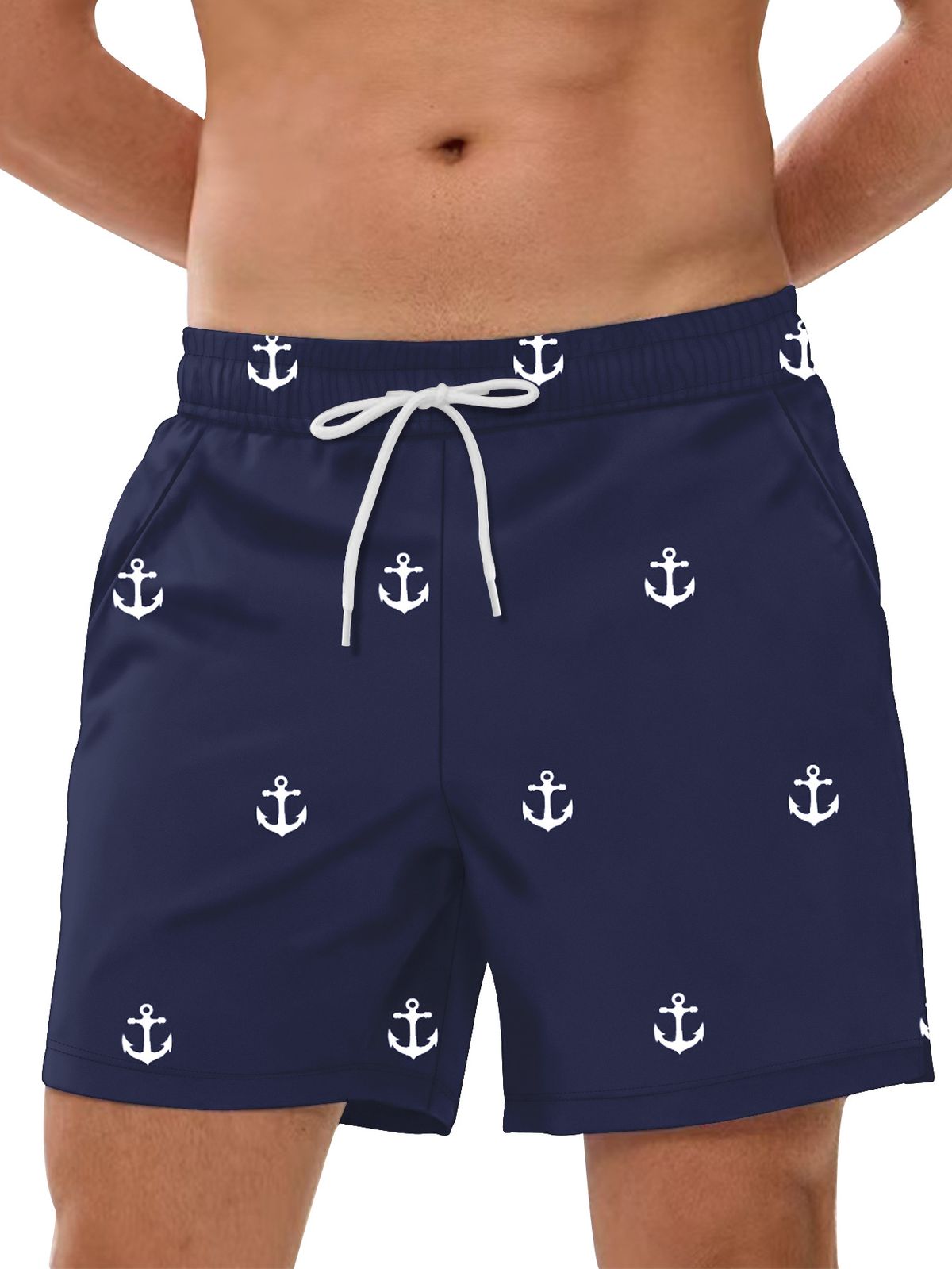 Men's Shorts, Beach Pants, Casual Quick Drying, Slightly Elastic Quarter Length Surfing Pants_voghion.com