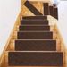 Self-Adhesive Stair Treads - Non-Slip Wooden Step Pads With Embossed Design, Cut-to-Fit For Home & Dorm Use_voghion.com