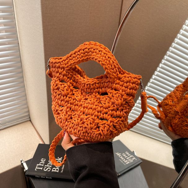 Bagagli e borse Borsa intrecciata cava da donna Borsa a tracolla abbinata Borsa da spiaggia per le vacanze Borsa a tracolla letteraria di nicchia_voghion.com