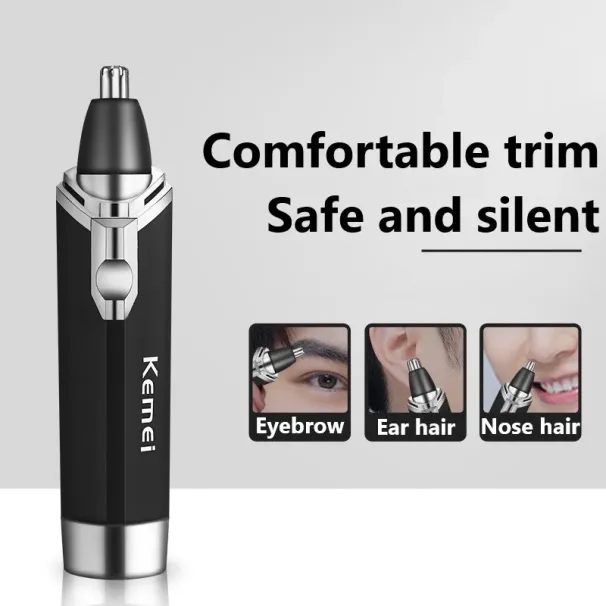 Tondeuse nez et visage pour homme – Sûre, lavable et rechargeable_voghion.com