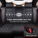 5-Seat PU Leather Car Covers Full Set Universal Front Rear Seat Cushion Anti-scratch Protection_voghion.com