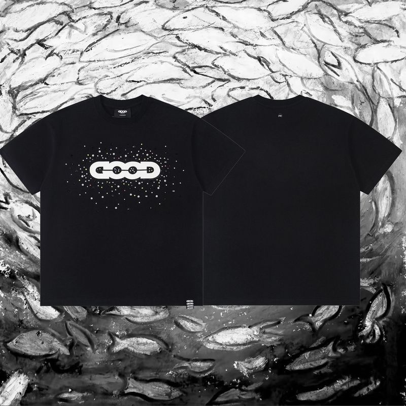 High Version GOODBRAND Mossy Earth Holiday Colorful Candy Gemstone National Trend Unisex Short Sleeve T-Shirt_voghion.com