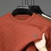 Men's Clothing Casual Long Sleeve Crewneck Sweatshirt - Stylish Pullover T-Shirt For Spring & Autumn, No Hood, Breathable & Comfortable Fit_voghion.com