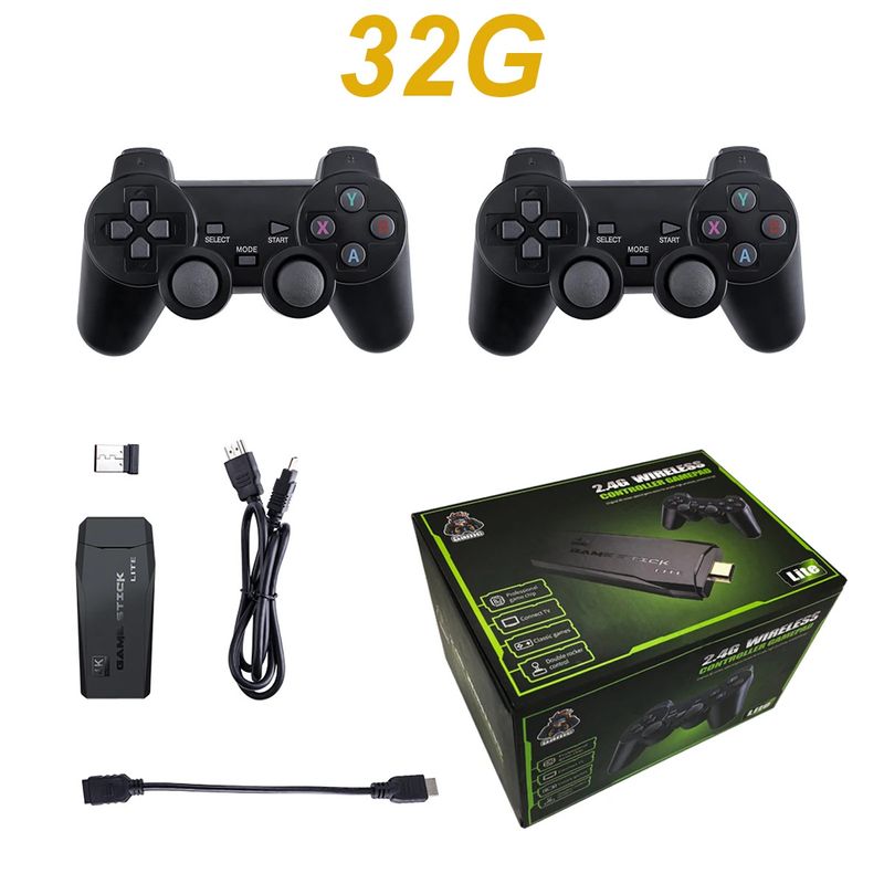 64G Video Game Console 20000 Games Retro Handheld Wireless Controller Xmas Gift_voghion.com