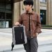 Bacpac for men with high-end feel, large capacity, lightweight, double bac laptop bag, multifunctional travel_voghion.com