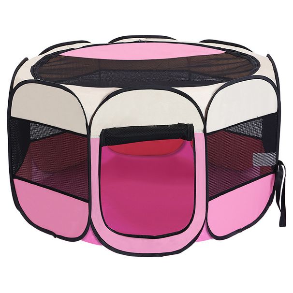 Husdjur åttakantigt staket Vikbart Stor bur Hembo Four Seasons Universal Cat Delivery Room_voghion.com