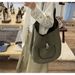 Niche Design Celebrity Style Lazy Casual Canvas Shoulder Underarm Large Capacity Women's Shopping Bag 2025 Spring And Summer New Fashion_voghion.com