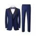 CT 24 Spring New Groom Slim Fit Suit Three-Piece Set Korean Style Wedding Best Man Men's Formal Wear Bsxf1103_voghion.com