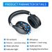Drahtlose Kopfhörer Bluetooth Kopfhörer 10 Stunde Musik Headset Faltbare Unterstützung TF SD-Karte Wiedergabe mit Mikrofon für_voghion.com