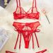 2025 Nuo New Style Push-Up Bra Mesh Embroidery See-Through Temptation Comfortable Close-Fitting Underwear Set For Women_voghion.com