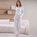 Autumn And Winter Gold Diamond Fleece Long-sleeved Trousers Two-piece Velvet Loungewear Set_voghion.com