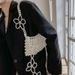 Bolso de hombro con cuentas estilo pequeño, fragante y de moda, estilo informal, de mano, con perlas, primavera 2024_voghion.com
